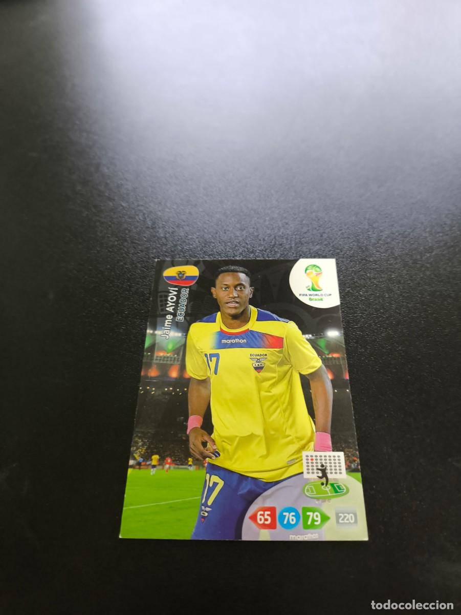 Cromos de F&uacute;tbol: U34 Jaime Ayov&iacute; ECUADOR UPDATE PANINI ADRENALYN WORLD CUP MUNDIAL BRASIL 2014 NO LIGA