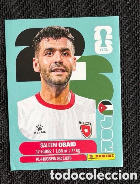 Cromos de F&uacute;tbol: Obaid Jordania FIFA World Cup 2026 panini sticker