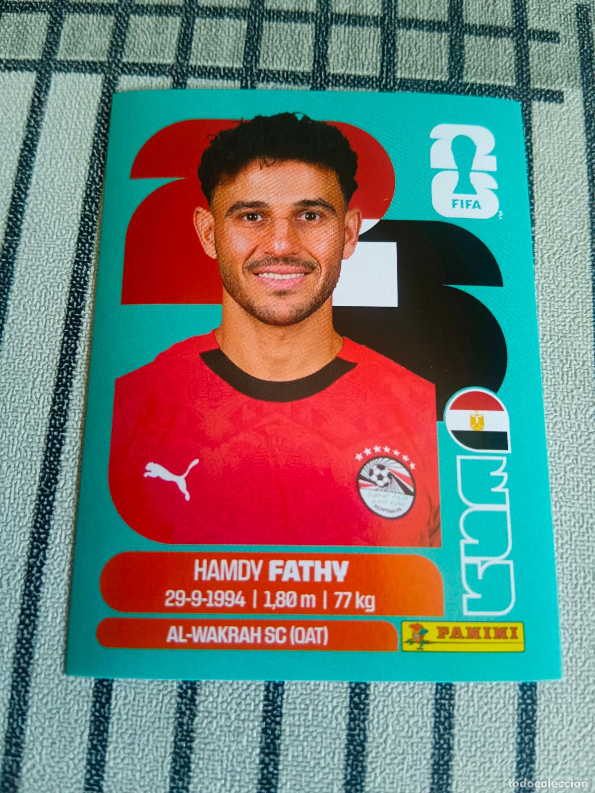 Cromos de F&uacute;tbol: MUNDIAL 2026 ESTADOS UNIDOS USA MEXICO MEJICO CANADA EGY 12 EGY12 HAMDY FATHV EGIPTO FIFA
