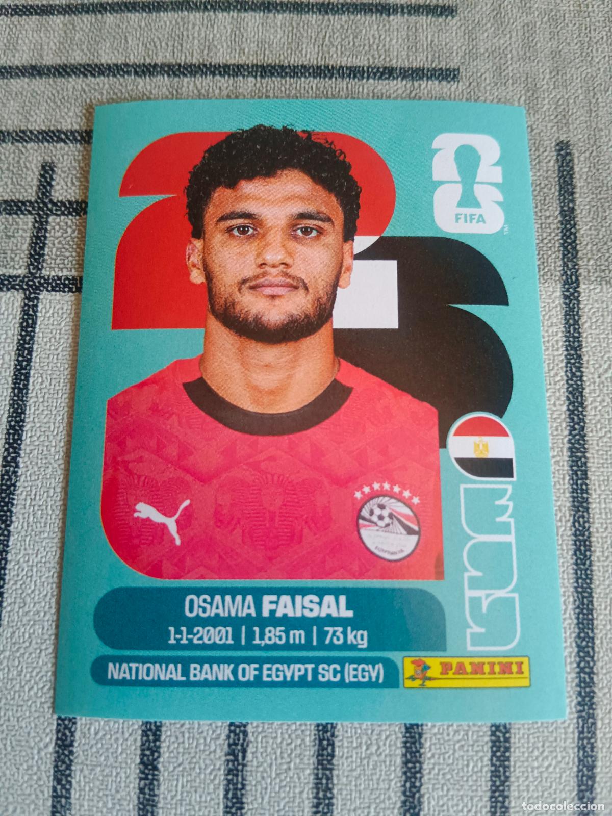Cromos de F&uacute;tbol: MUNDIAL 2026 ESTADOS UNIDOS USA MEXICO MEJICO CANADA EGY 16 EGY16 OSAMA FAISAL EGIPTO FIFA