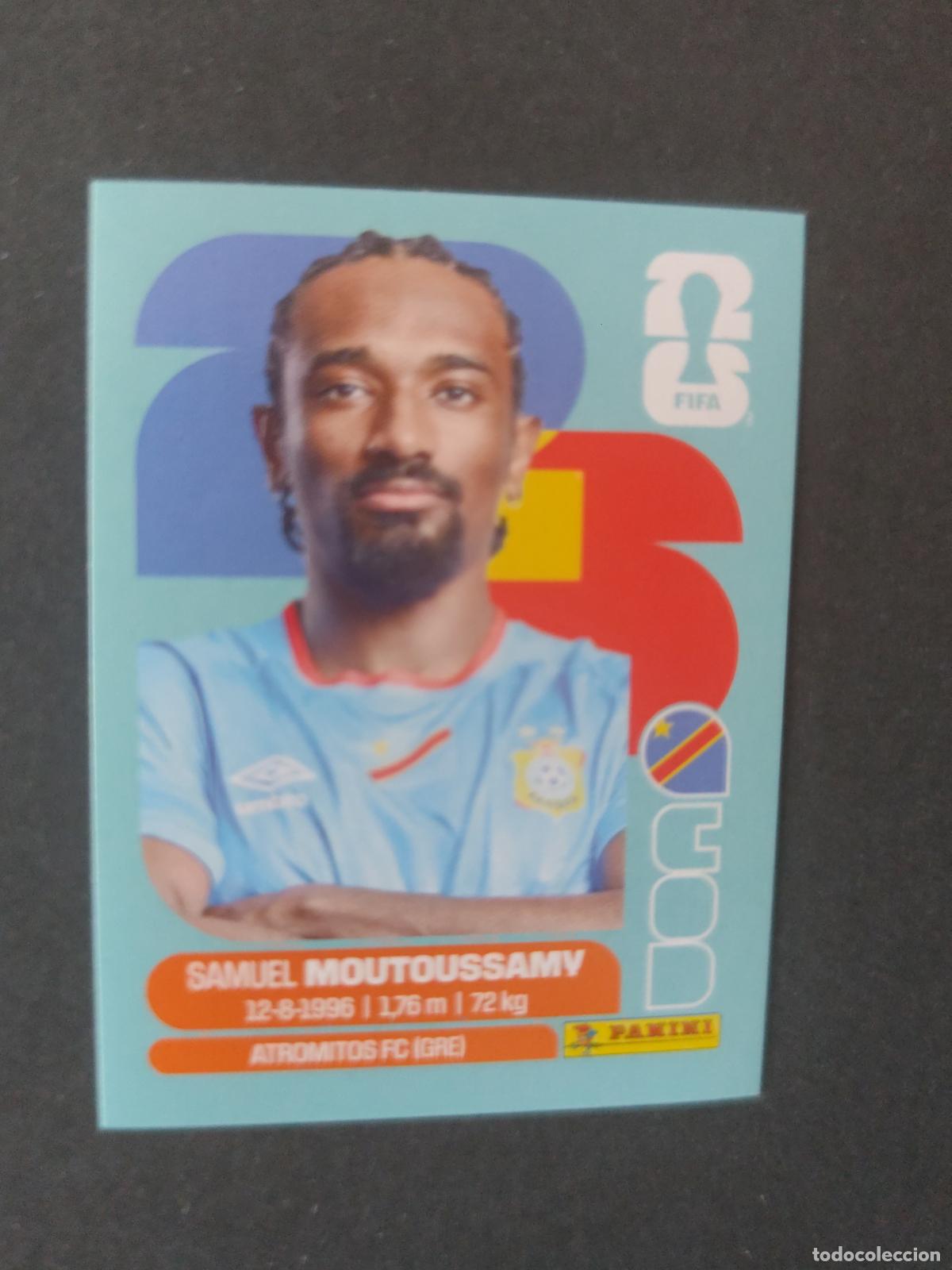 Cromos de F&uacute;tbol: COD11 SAMUEL MOUTOUSSAMY 11 CONGO MUNDIAL FIFA WORLD CUP 2026 STICKER PANINI SIN PEGAR
