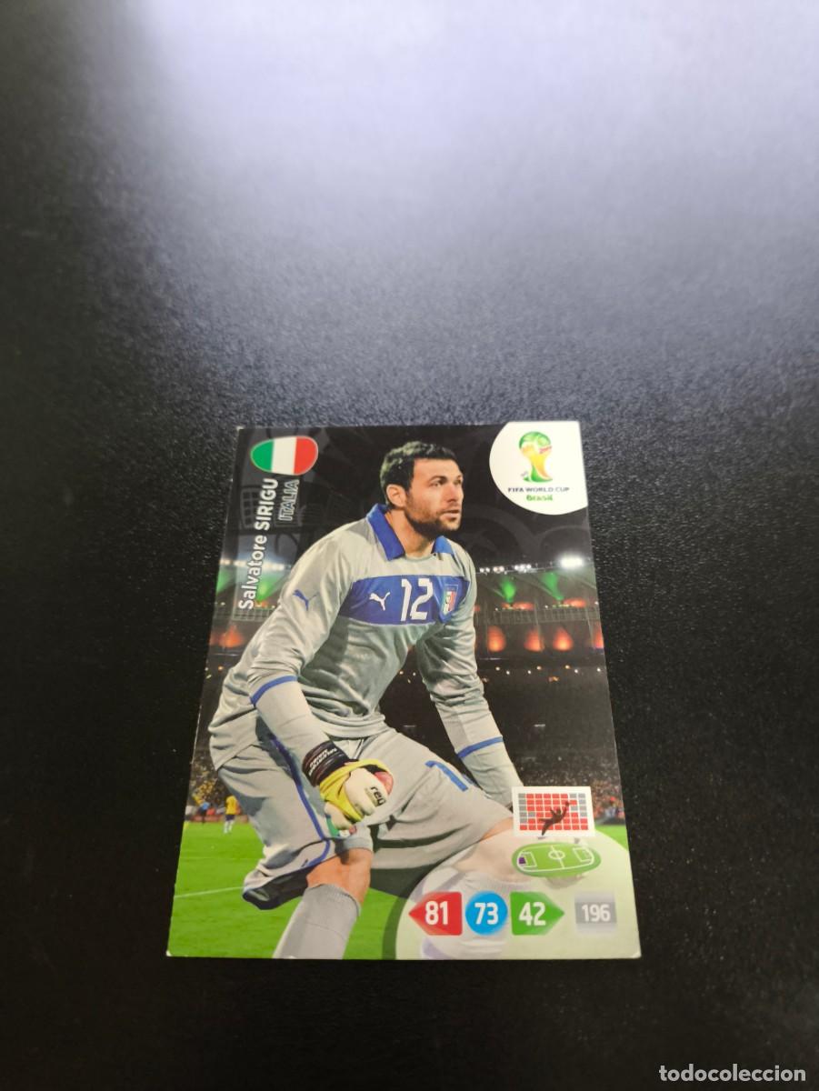 Cromos de F&uacute;tbol: U54 Salvatore Sirigu ITALIA ITALY UPDATE PANINI ADRENALYN WORLD CUP MUNDIAL BRASIL 2014 NO LIGA