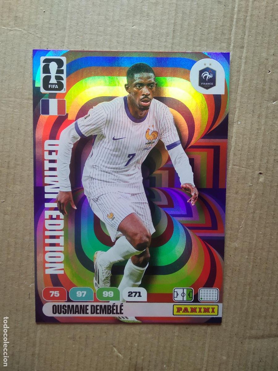 Cromos de F&uacute;tbol: DEMBELE FRANCIA EDICION LIMITADA XXL CROMO FUTBOL PANINI ADRENALYN MUNDIAL 2026 WORLD CUP COPA MUNDO