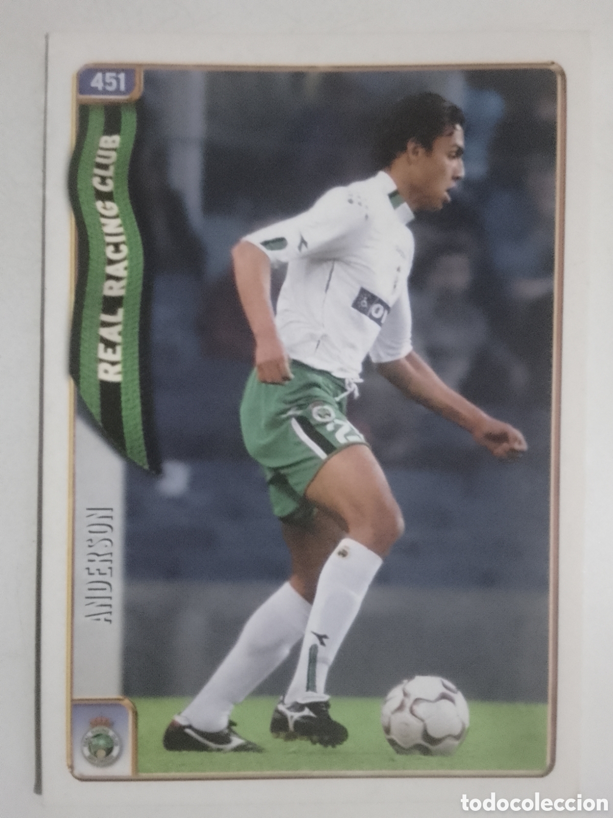 Cromos de F&uacute;tbol: Mundicromo 2005 n&deg; 451 Anderson &bull; Real Racing Club.