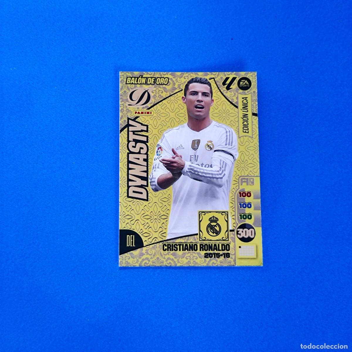 Figurine di Calcio: Adrenalyn 2024 2025 / 24 25 Cristiano Ronaldo Edici&oacute;n &Uacute;nica Bal&oacute;n de Oro Dynasty 2015 2016 / 15 16