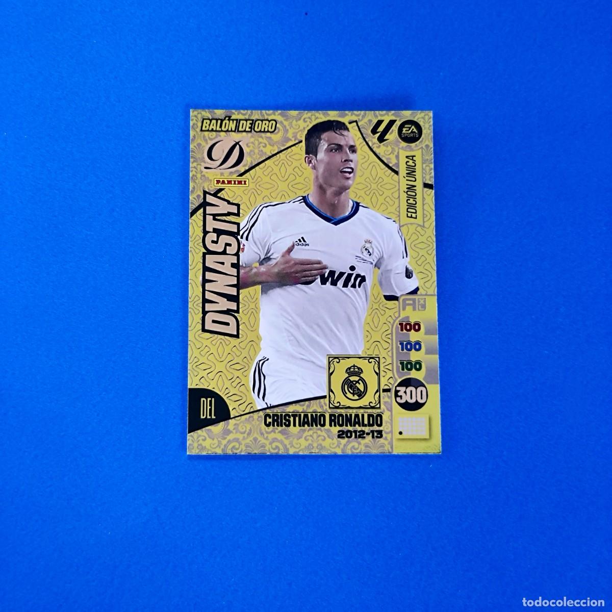 Cromos de F&uacute;tbol: Adrenalyn 2024 2025 / 24 25 Cristiano Ronaldo Edici&oacute;n &Uacute;nica Bal&oacute;n de Oro Dynasty 2012 2013 / 12 13