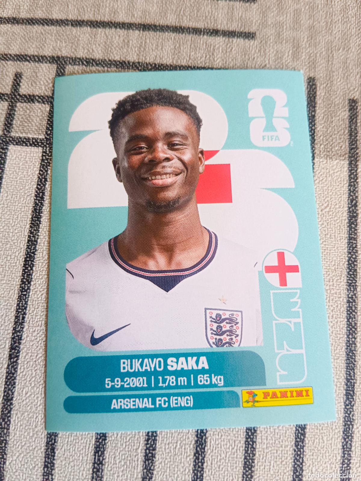 Cromos de F&uacute;tbol: MUNDIAL 2026 ESTADOS UNIDOS USA MEXICO MEJICO CANADA ENG 17 ENG17 BUKAYO SAKA INGLATERRA FIFA