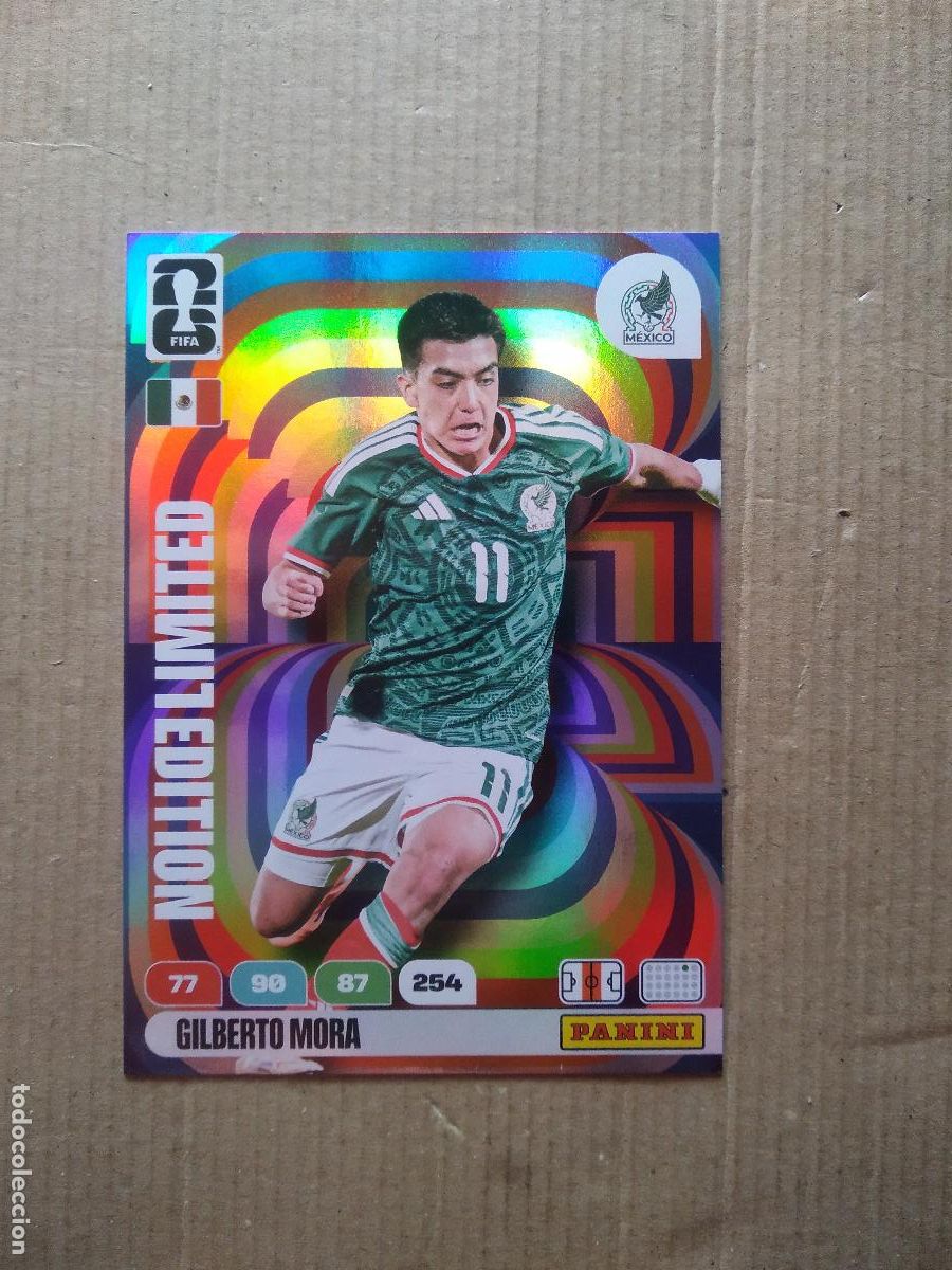 Cromos de F&uacute;tbol: GILBERTO MORA MEXICO EDICION LIMITADA XXL CROMO FUTBOL PANINI ADRENALYN MUNDIAL 2026 WORLD CUP