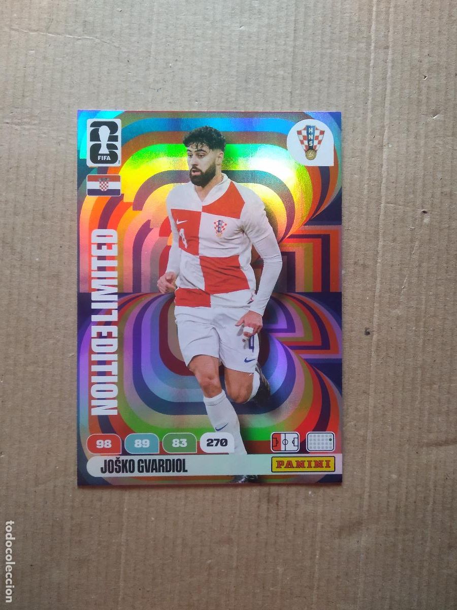 Cromos de Futebol: GVARDIOL CROACIA EDICION LIMITADA XXL CROMO FUTBOL PANINI ADRENALYN MUNDIAL 2026 WORLD CUP