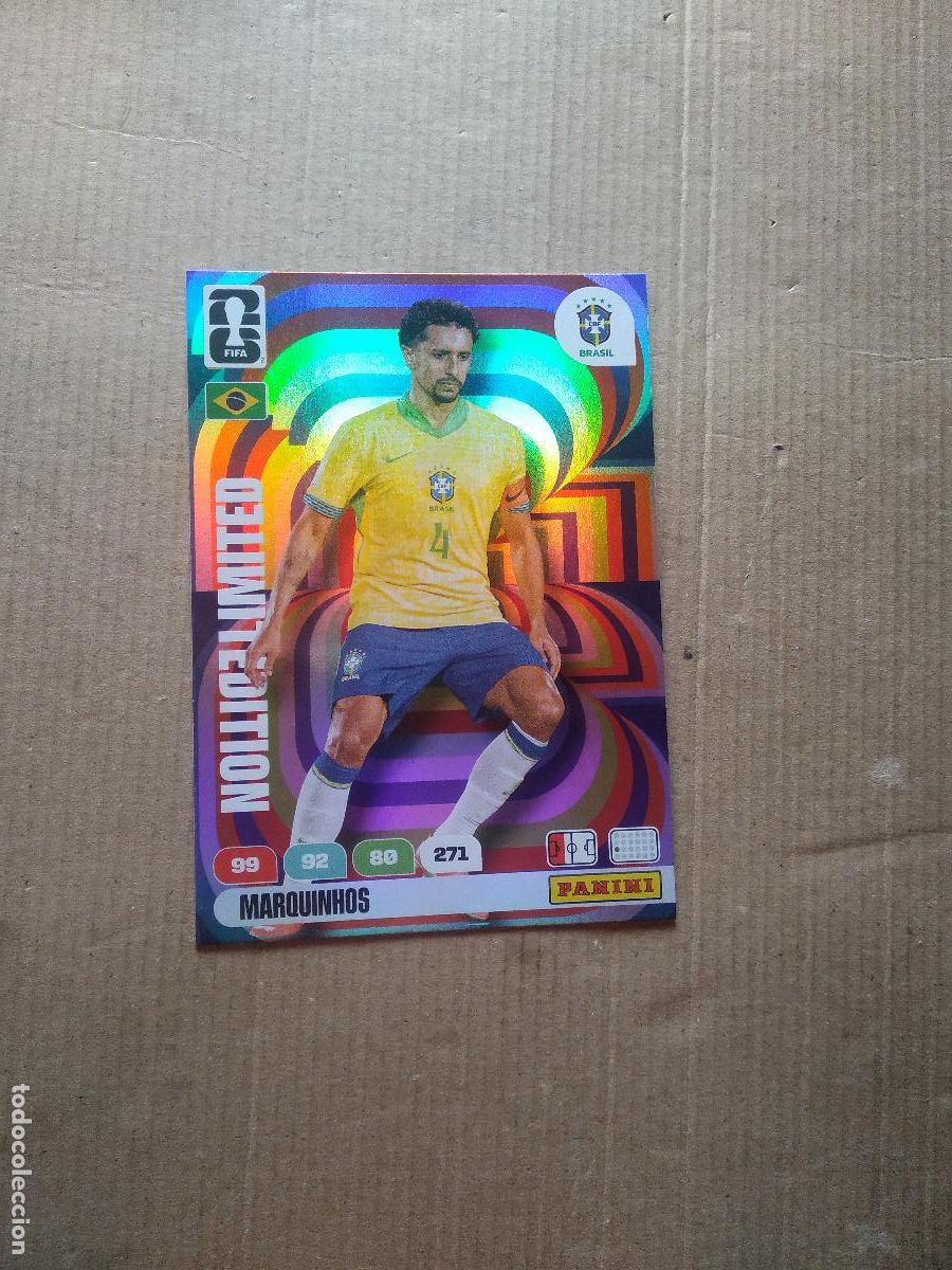Cromos de Futebol: MARQUINHOS BRASIL EDICION LIMITADA XXL CROMO FUTBOL PANINI ADRENALYN MUNDIAL 2026 WORLD CUP