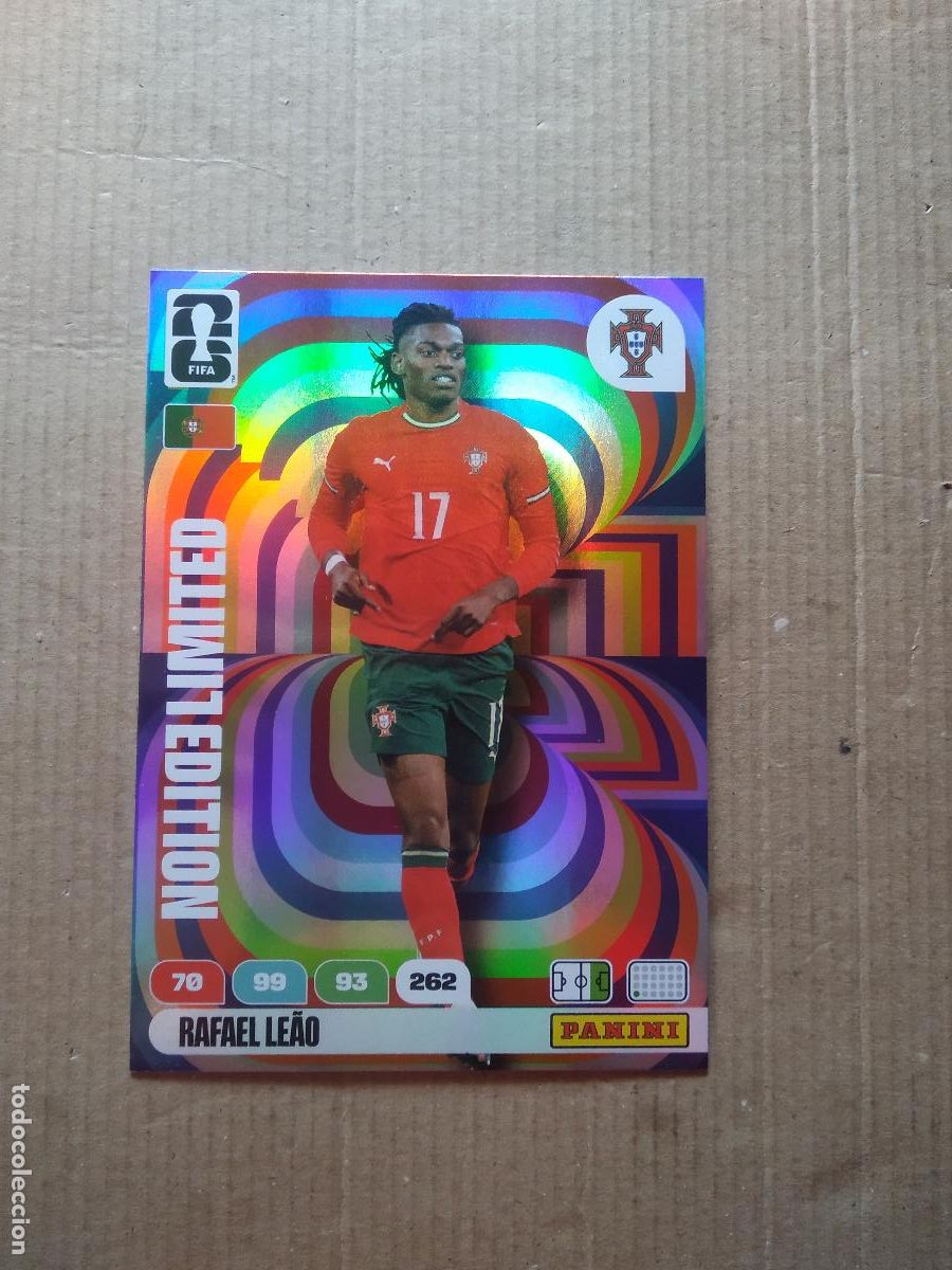 Cromos de Futebol: RAFAEL LEAO PORTUGAL EDICION LIMITADA XXL CROMO FUTBOL PANINI ADRENALYN MUNDIAL 2026 WORLD CUP