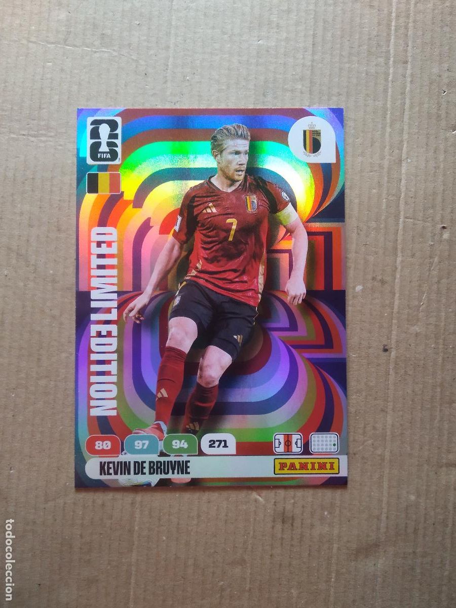 Cromos de Futebol: DE BRUYNE BELGICA EDICION LIMITADA XXL CROMO FUTBOL PANINI ADRENALYN MUNDIAL 2026 WORLD CUP