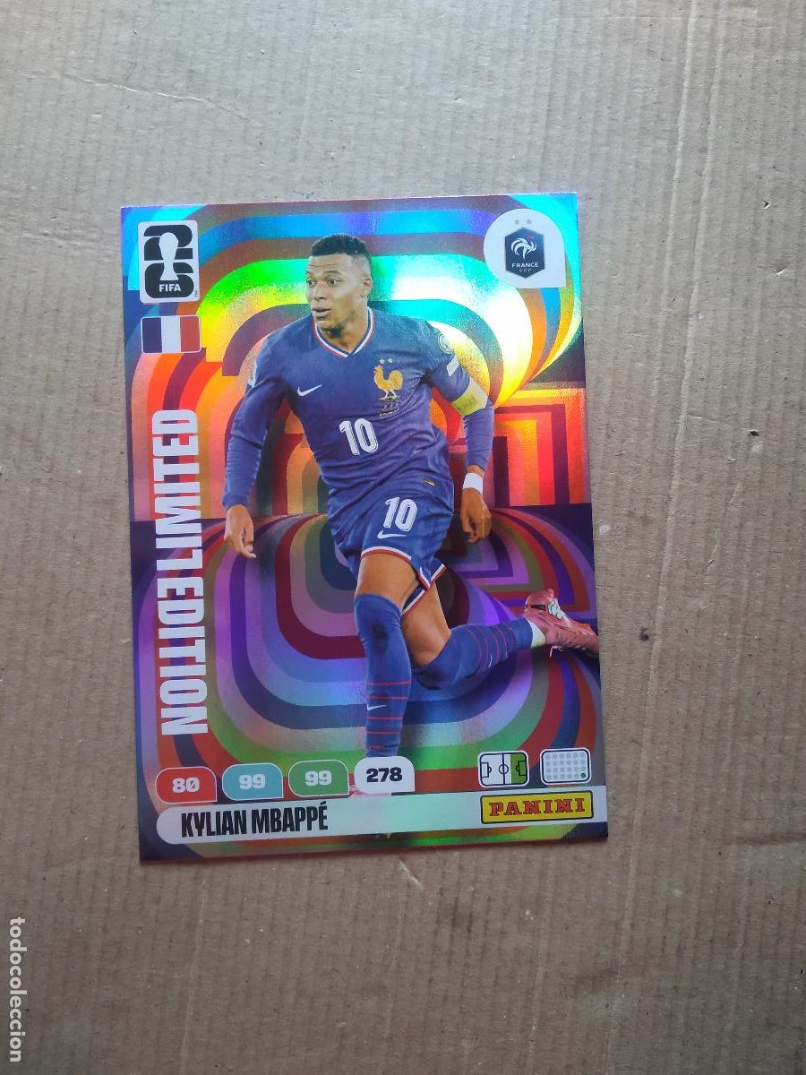 Cromos de f&uacute;tbol: MBAPPE FRANCIA EDICION LIMITADA XXL CROMO FUTBOL PANINI ADRENALYN MUNDIAL 2026 WORLD CUP