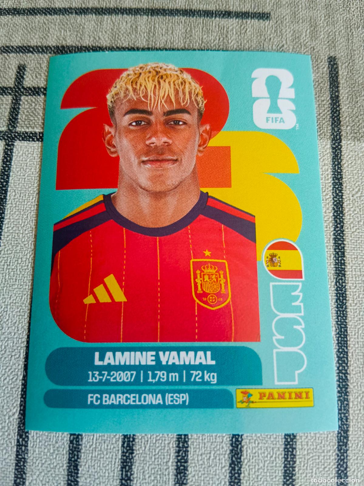 Cromos de F&uacute;tbol: MUNDIAL 2026 ESTADOS UNIDOS USA MEXICO MEJICO CANADA ESP 15 ESP15 LAMINE YAMAL ESPA&Ntilde;A FIFA