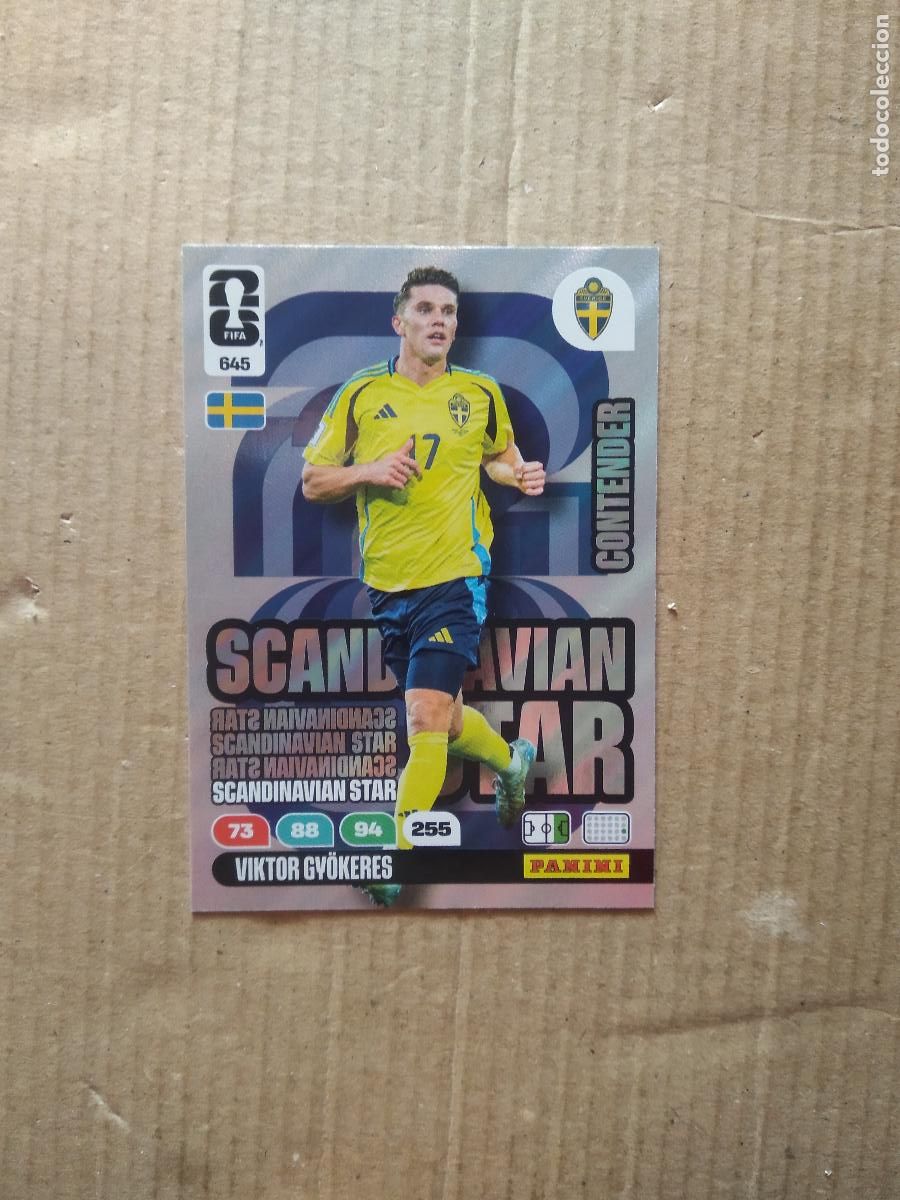 Cromos de F&uacute;tbol: 645 GYOKERES SUECIA NORDIC EDITION CROMO FUTBOL PANINI ADRENALYN MUNDIAL 2026 WORLD CUP