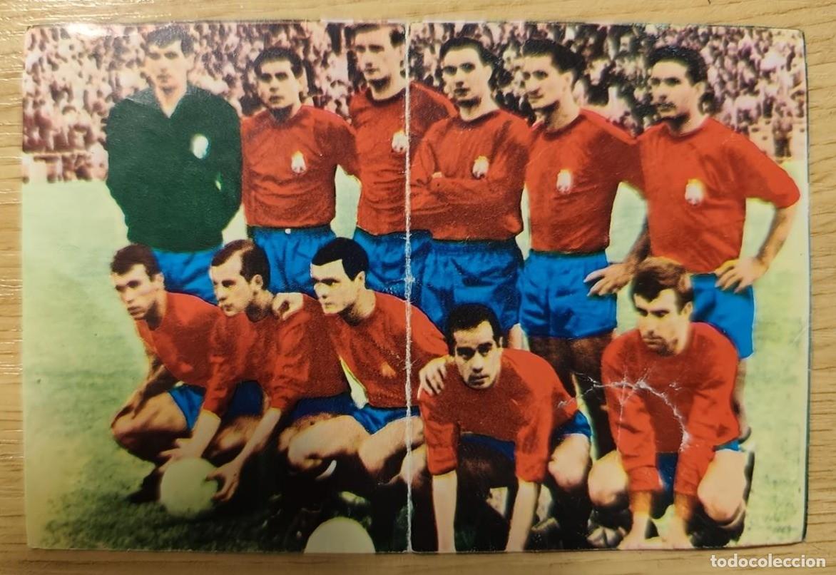 Cromos de F&uacute;tbol: CROMO FUTBOL CAMPEONES DE ESPA&Ntilde;A SELECCION ESPA&Ntilde;OLA EUROCOPA 1964 IRIBAR SIN PEGAR