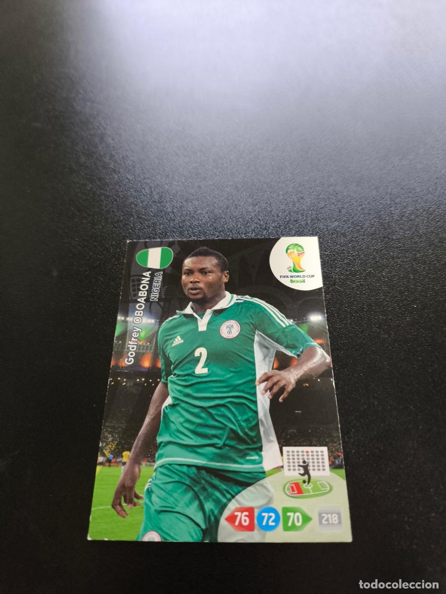 Cromos de F&uacute;tbol: U64 Godfrey Oboabona NIGERIA UPDATE PANINI ADRENALYN WORLD CUP MUNDIAL BRASIL 2014 NO LIGA