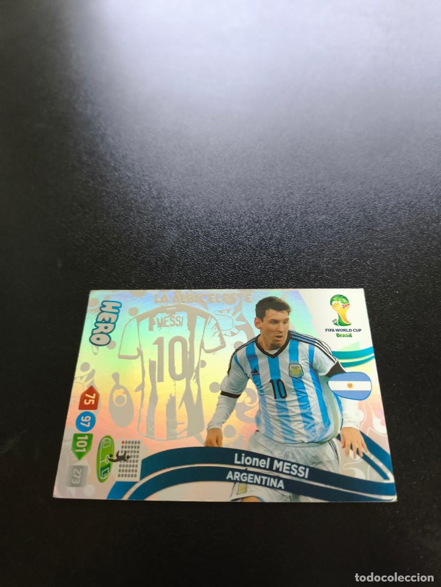 Figurine di Calcio: U73 Lionel Messi ARGENTINA HERO UPDATE 1 PANINI ADRENALYN WORLD CUP MUNDIAL BRASIL 2014 NO LIGA