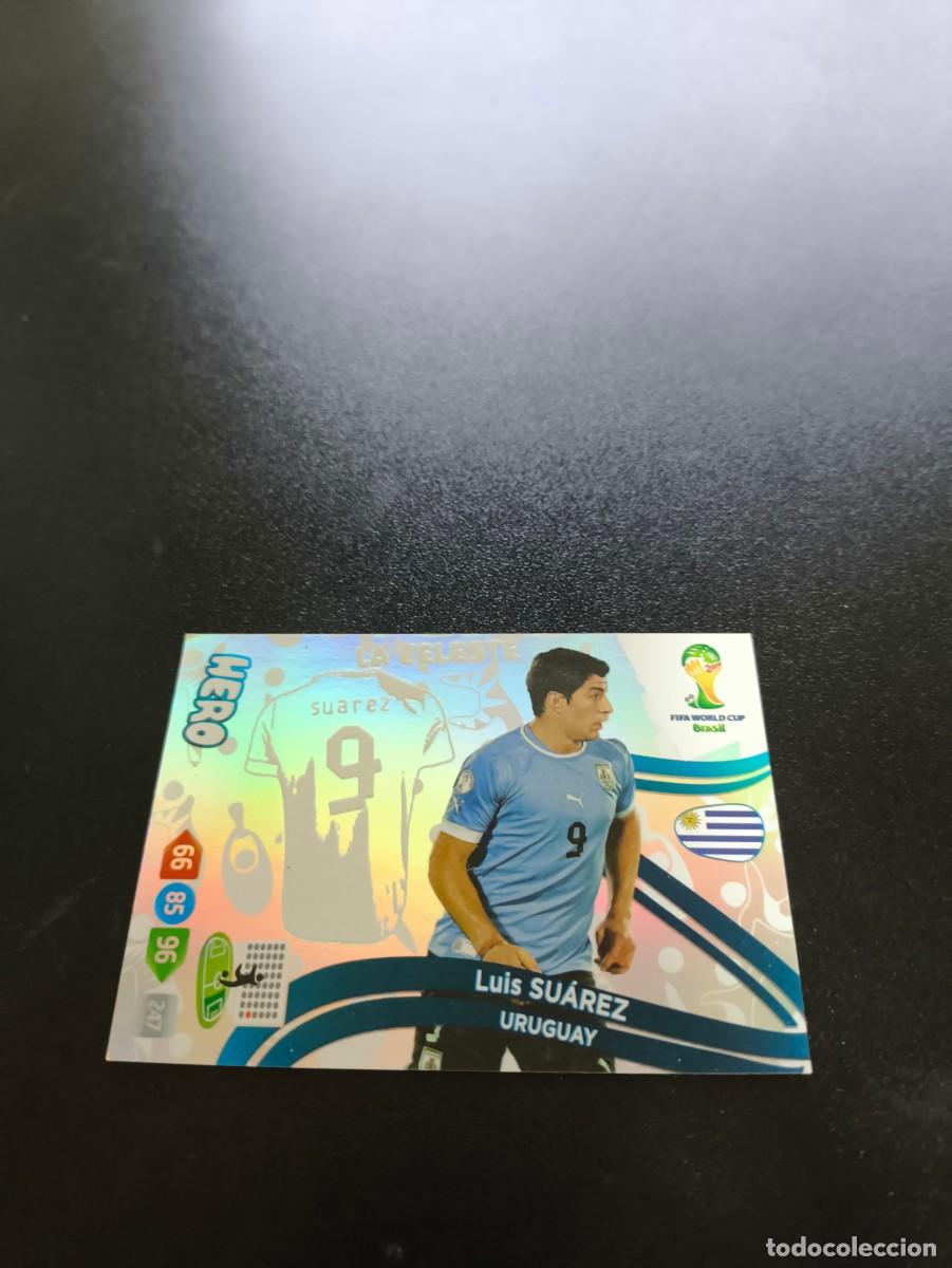 Football Stickers: U79 Luis Su&aacute;rez URUGUAY HERO UPDATE 1 PANINI ADRENALYN WORLD CUP MUNDIAL BRASIL 2014 NO LIGA