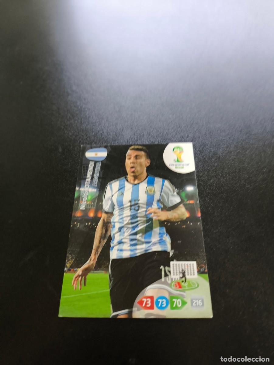 Football Stickers: U80 Nicol&aacute;s Otamendi ARGENTINA UPDATE 2 PANINI ADRENALYN WORLD CUP MUNDIAL BRASIL 2014 NO LIGA