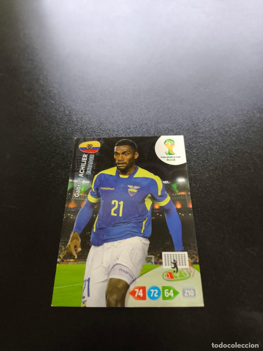 Fu&szlig;ball-Sticker: U102 Gabriel Achilier ECUADOR UPDATE 2 PANINI ADRENALYN WORLD CUP MUNDIAL BRASIL 2014 NO LIGA