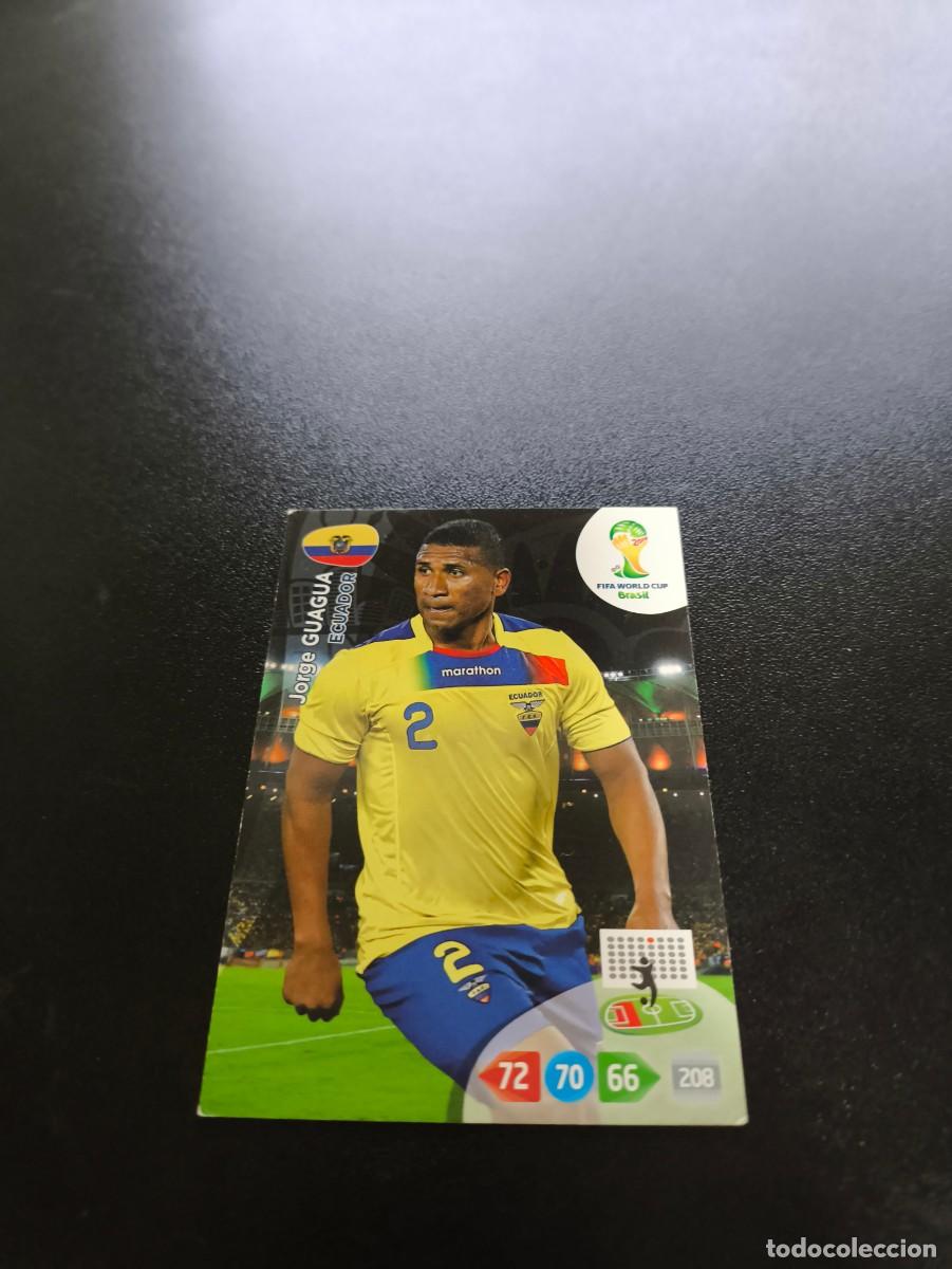 Fu&szlig;ball-Sticker: U103 Jorge Guagua ECUADOR UPDATE 2 PANINI ADRENALYN WORLD CUP MUNDIAL BRASIL 2014 NO LIGA