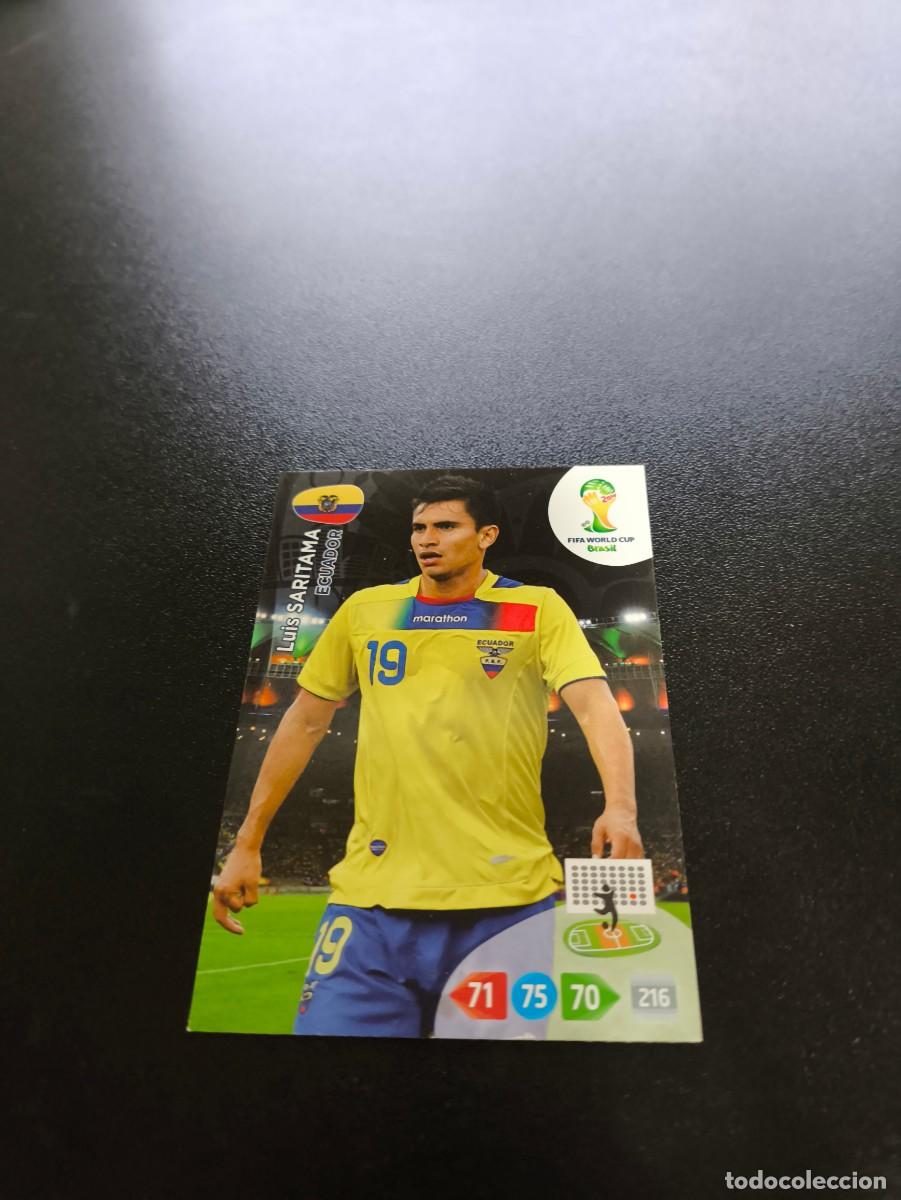Fu&szlig;ball-Sticker: U104 Luis Saritama ECUADOR UPDATE 2 PANINI ADRENALYN WORLD CUP MUNDIAL BRASIL 2014 NO LIGA