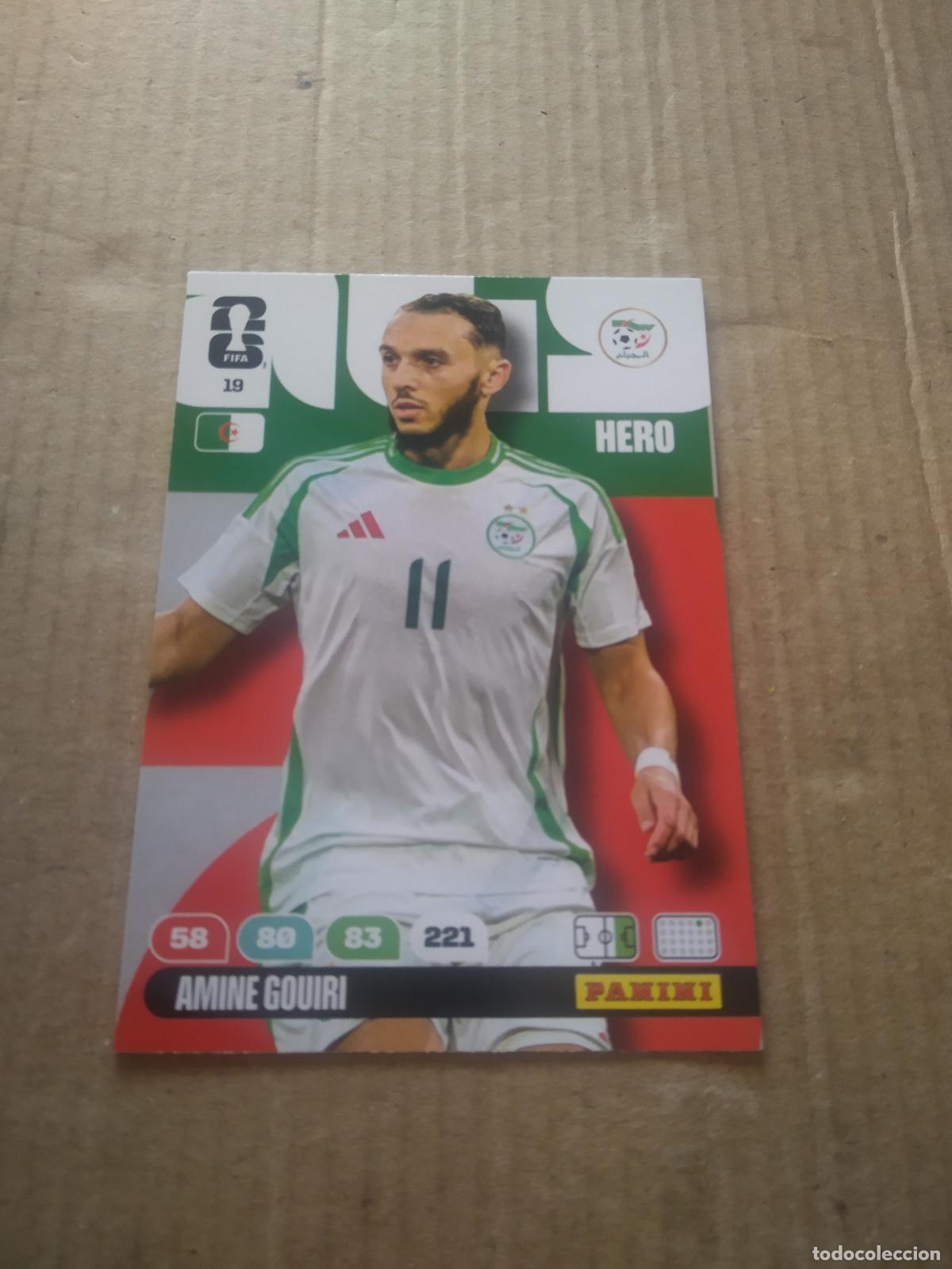 Fu&szlig;ball-Sticker: 19 AMINE GOUIRI ARGELIA CROMO FUTBOL PANINI ADRENALYN MUNDIAL 2026 WORLD CUP