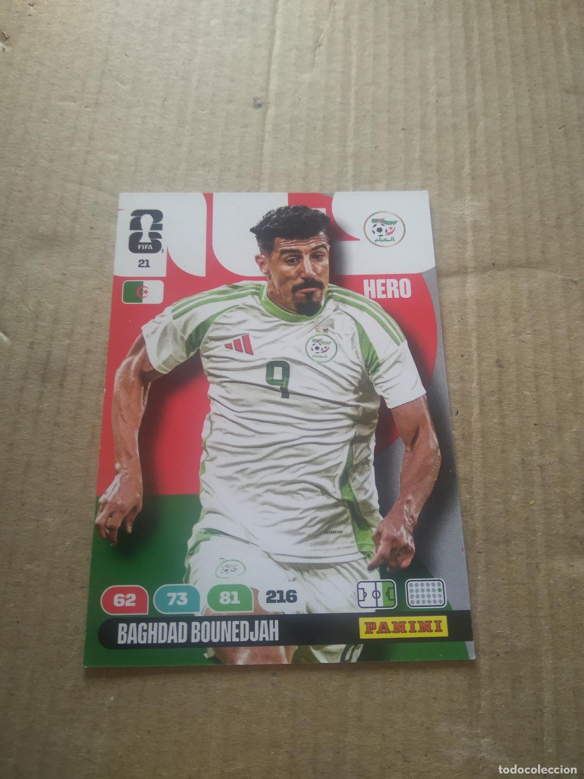 Fu&szlig;ball-Sticker: 21 BAGHDAD BOUNEDJAH ARGELIA CROMO FUTBOL PANINI ADRENALYN MUNDIAL 2026 WORLD CUP