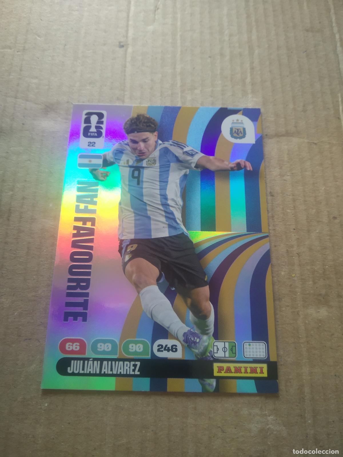 Fu&szlig;ball-Sticker: 22 JULIAN ALVAREZ ARGENTINA CROMO FUTBOL PANINI ADRENALYN MUNDIAL 2026 WORLD CUP