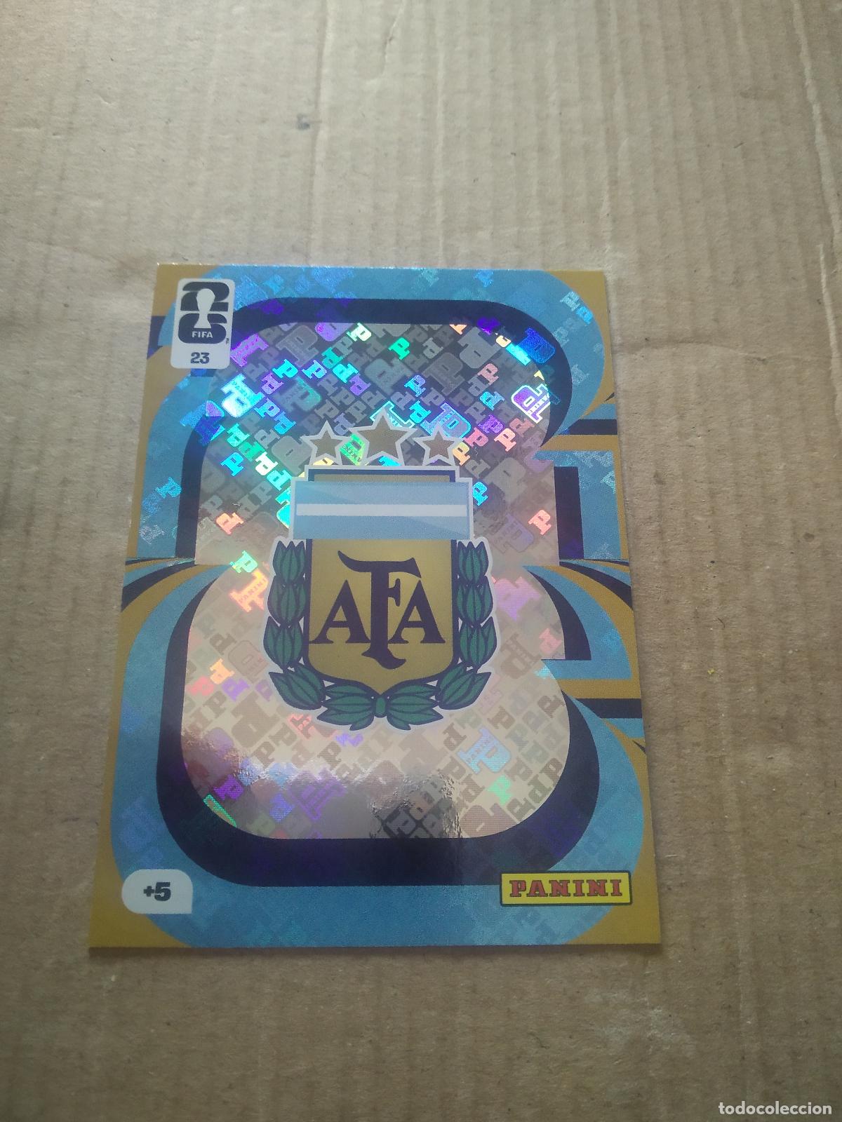 Fu&szlig;ball-Sticker: 23 ESCUDO ARGENTINA CROMO FUTBOL PANINI ADRENALYN MUNDIAL 2026 WORLD CUP