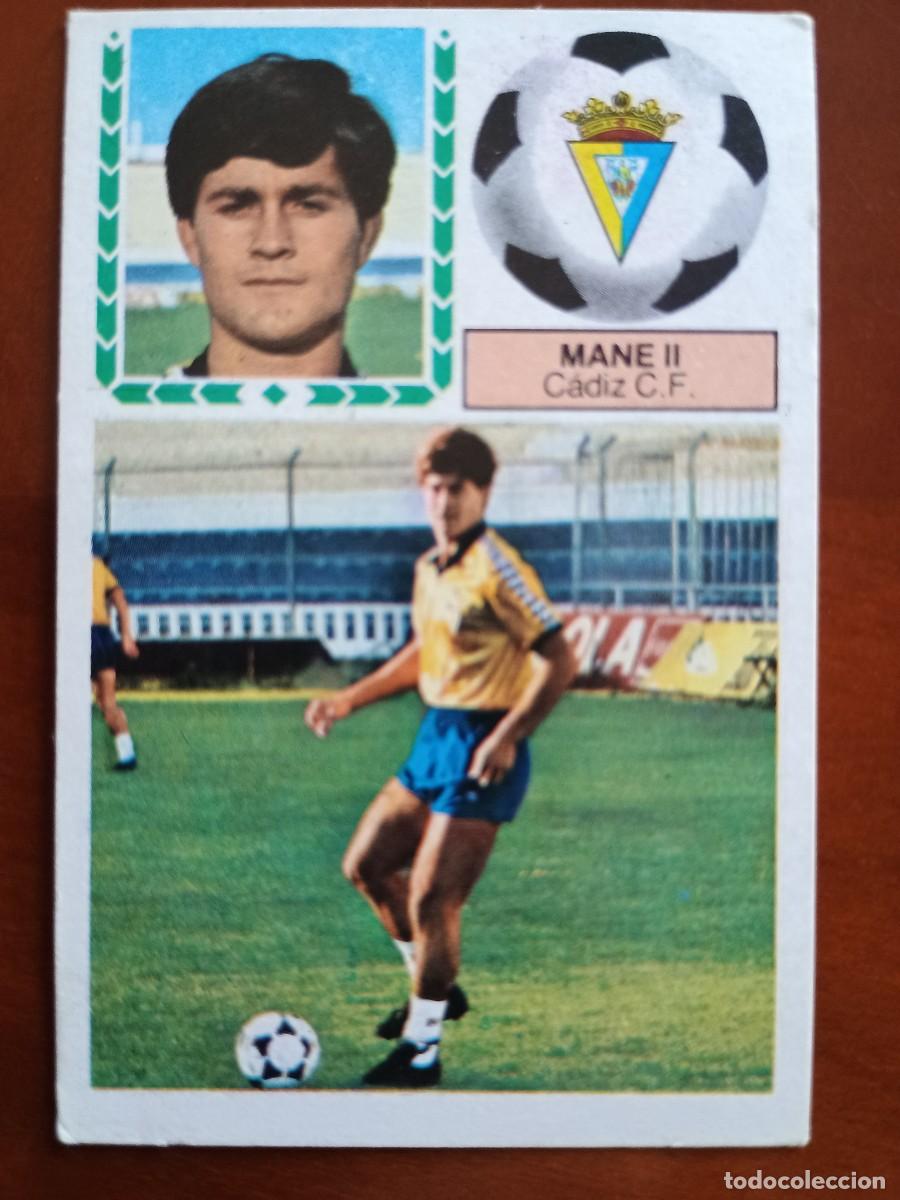 Football Stickers: Cromo f&uacute;tbol liga 83 84 1983 1984 ediciones este sin pegar nuevo coloca Mane II C&aacute;diz versi&oacute;n Meyba