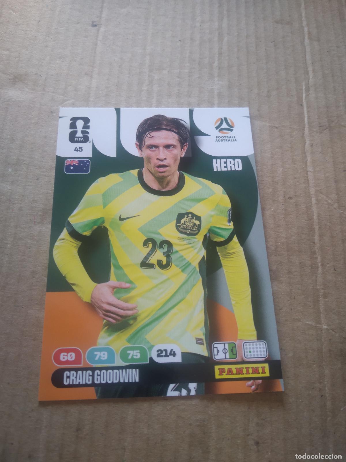 Figurine di Calcio: 45 CRAIG GOODWIN AUSTRALIA CROMO FUTBOL PANINI ADRENALYN MUNDIAL 2026 WORLD CUP