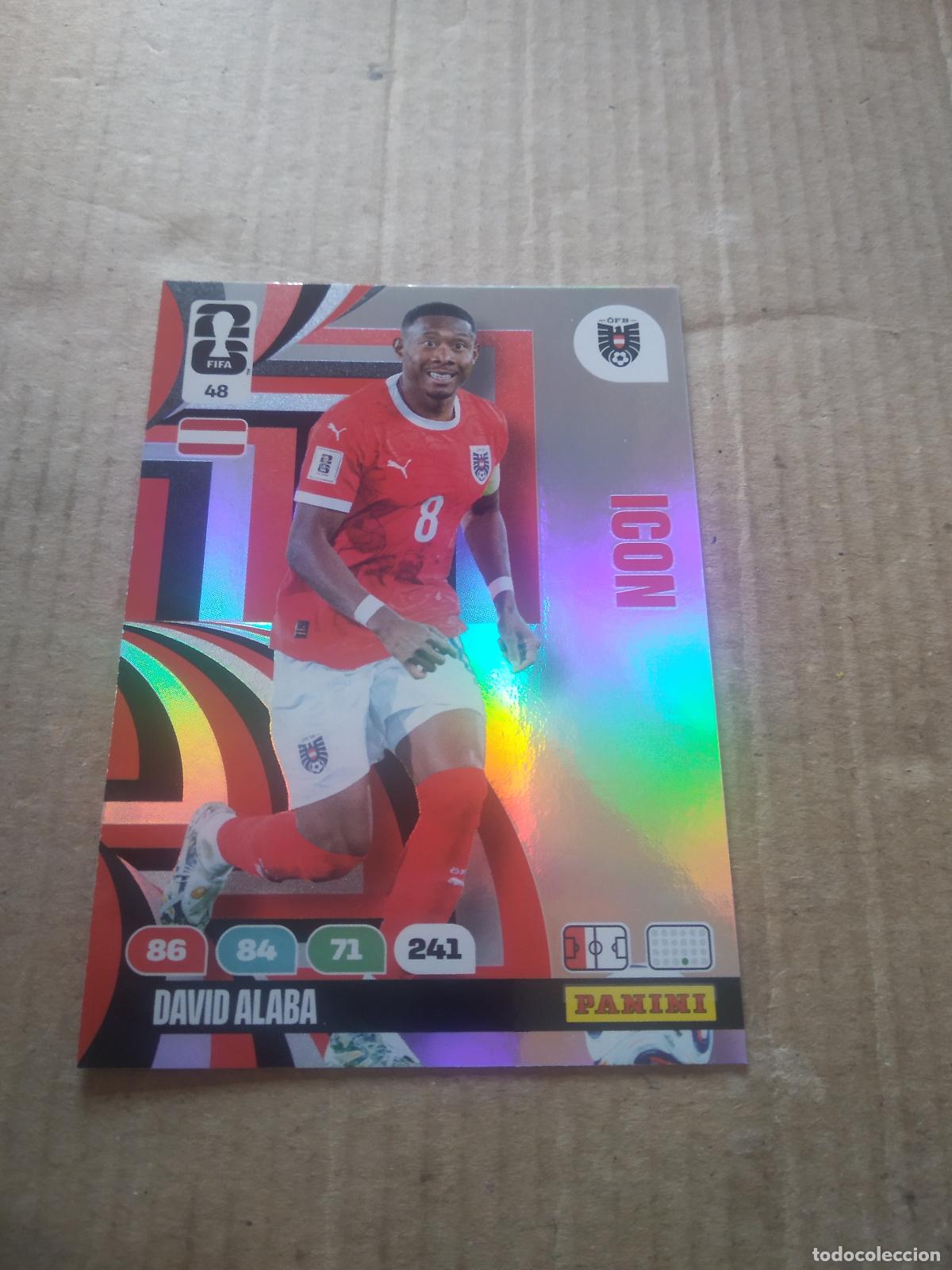 Figurine di Calcio: 48 DAVID ALABA AUSTRIA CROMO FUTBOL PANINI ADRENALYN MUNDIAL 2026 WORLD CUP