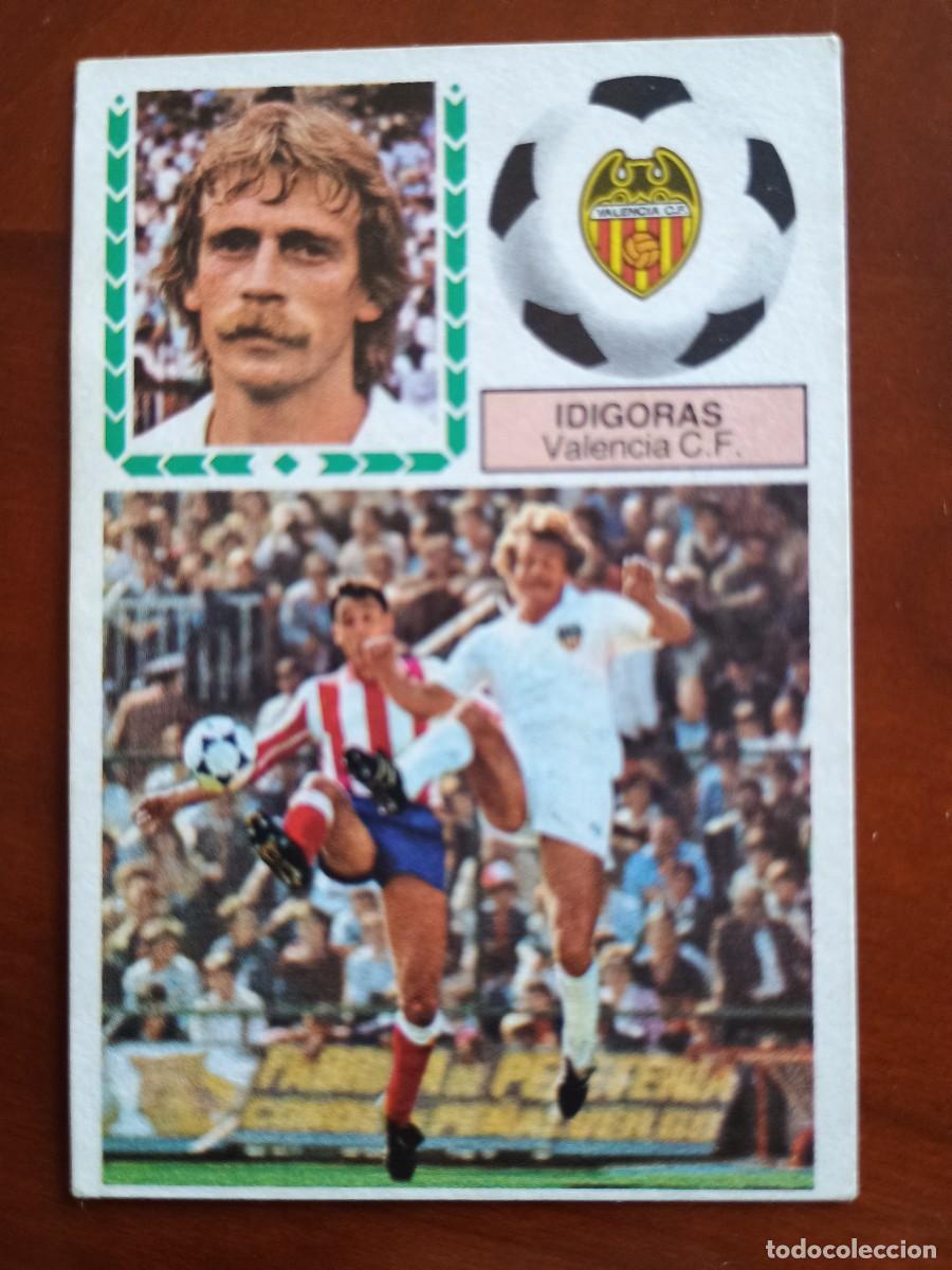 Figurine di Calcio: Cromo f&uacute;tbol liga 83 84 1983 1984 ediciones este sin pegar nuevo coloca Idigoras Valencia