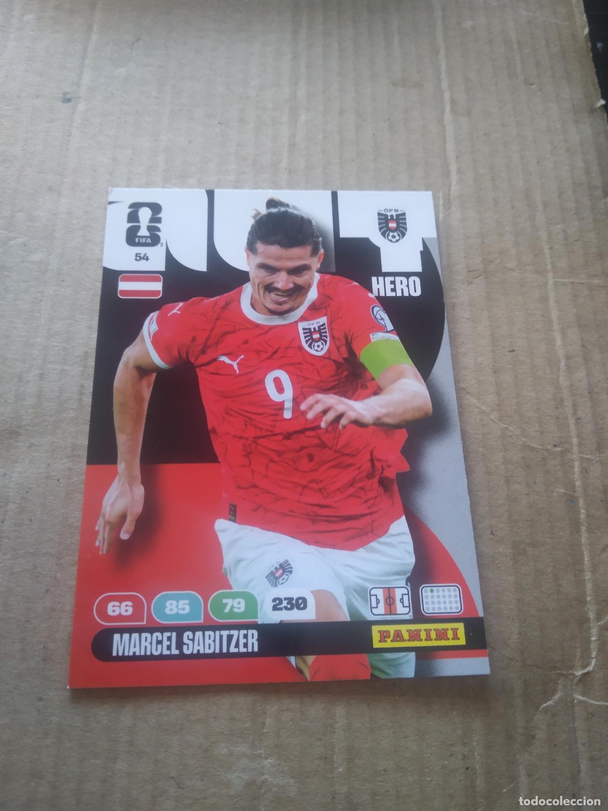 Cromos de F&uacute;tbol: 54 MARCEL SABITZER AUSTRIA CROMO FUTBOL PANINI ADRENALYN MUNDIAL 2026 WORLD CUP