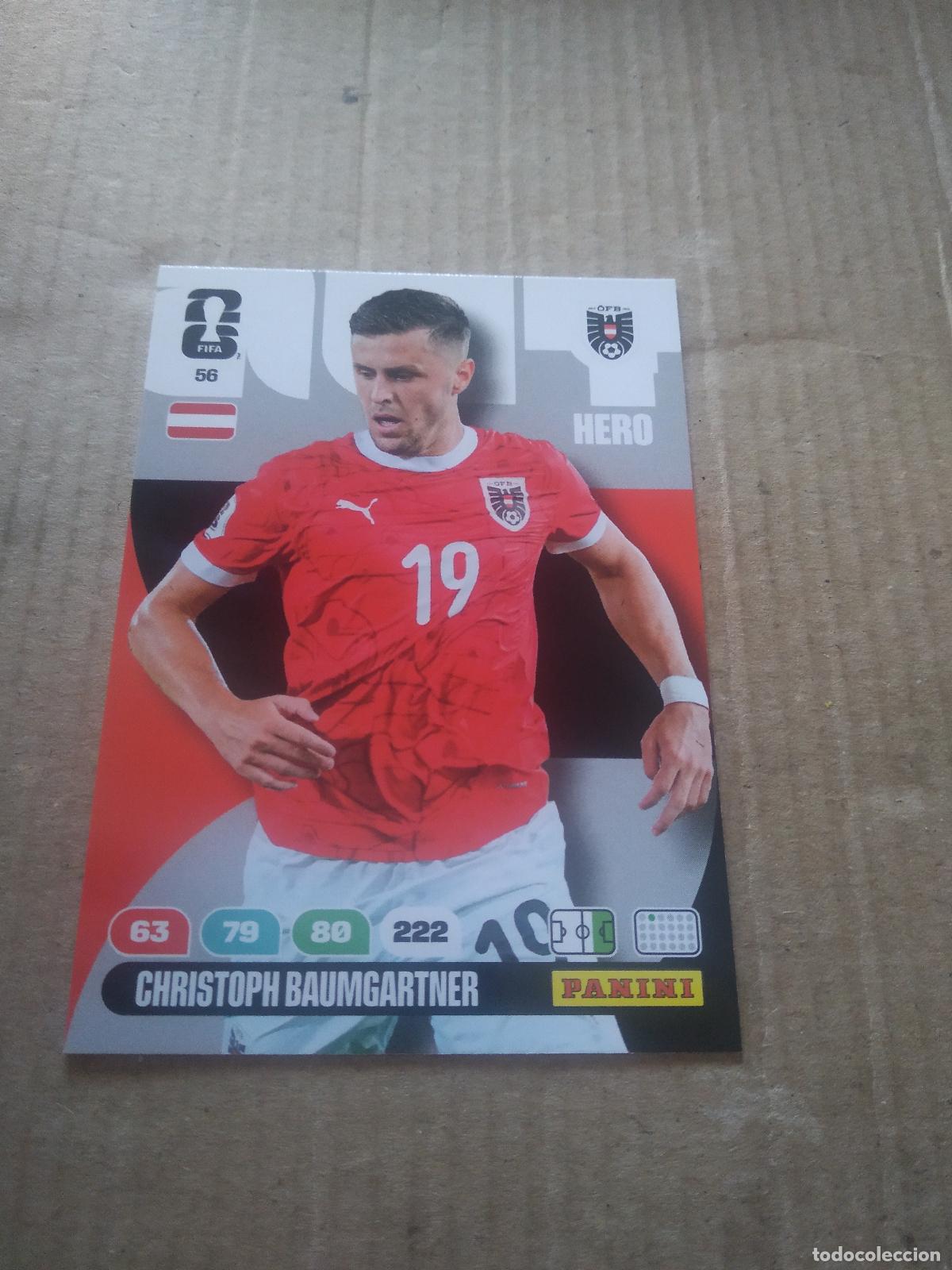 Cromos de F&uacute;tbol: 56 CHRISTOPH BAUMGARTNER AUSTRIA CROMO FUTBOL PANINI ADRENALYN MUNDIAL 2026 WORLD CUP