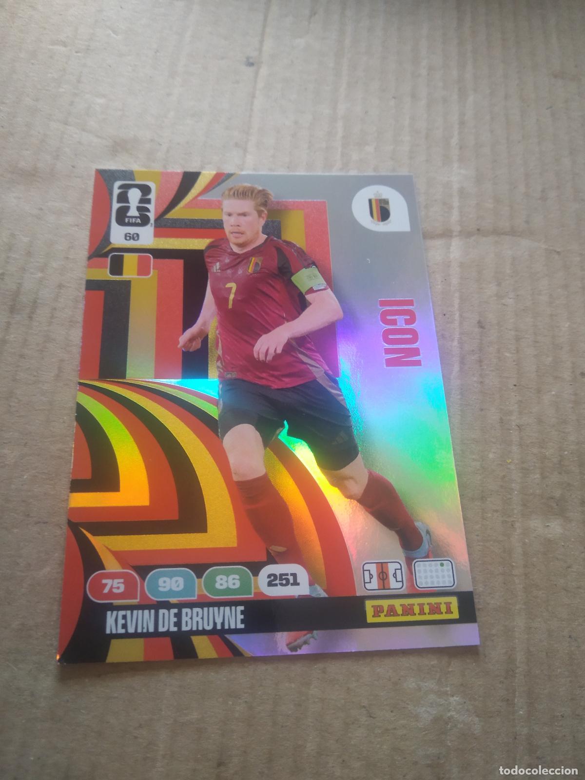 Cromos de F&uacute;tbol: 60 DE BRUYNE BELGICA CROMO FUTBOL PANINI ADRENALYN MUNDIAL 2026 WORLD CUP