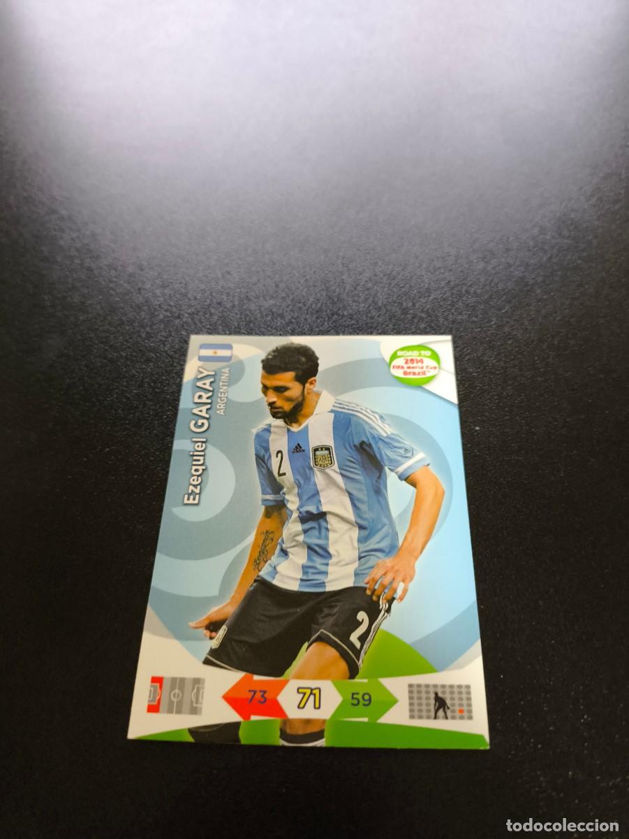 Cromos de F&uacute;tbol: Ezequiel Garay ARGENTINA PANINI ADRENALYN ROAD TO WORLD CUP MUNDIAL BRASIL 2014 NO LIGA ESTE