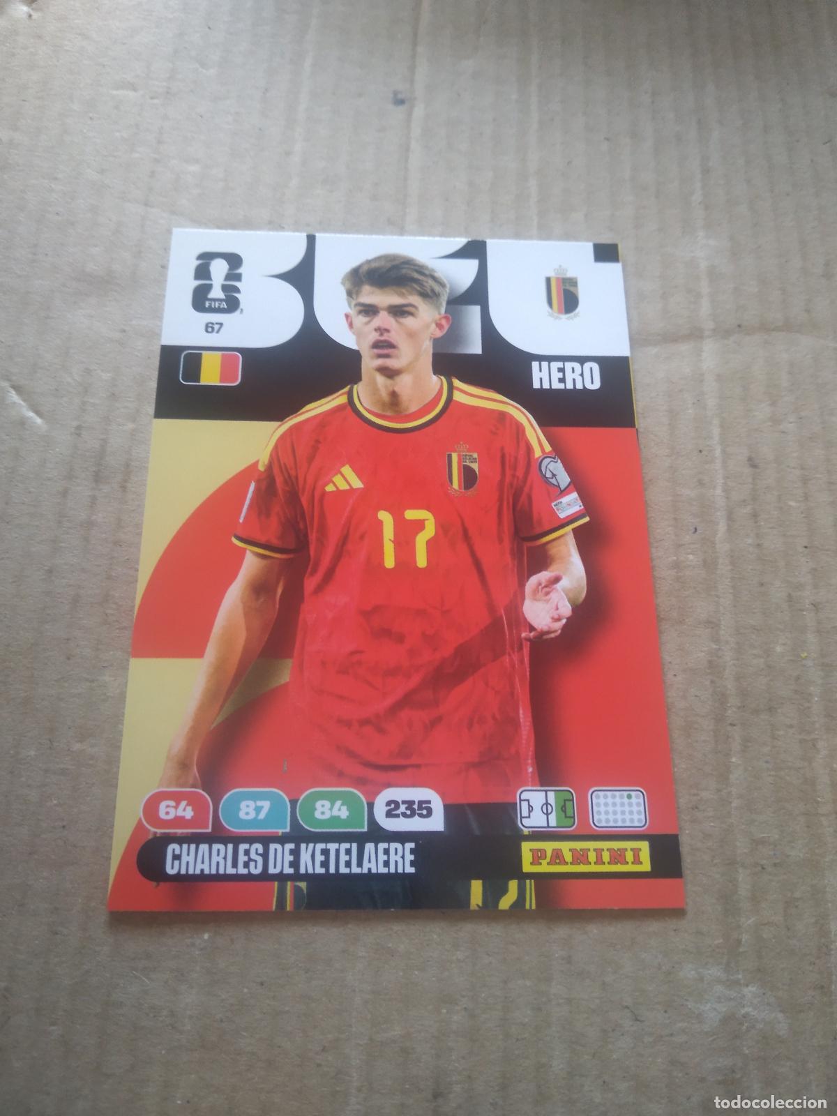 Cromos de F&uacute;tbol: 67 CHARLES DE KETELAERE BELGICA CROMO FUTBOL PANINI ADRENALYN MUNDIAL 2026 WORLD CUP