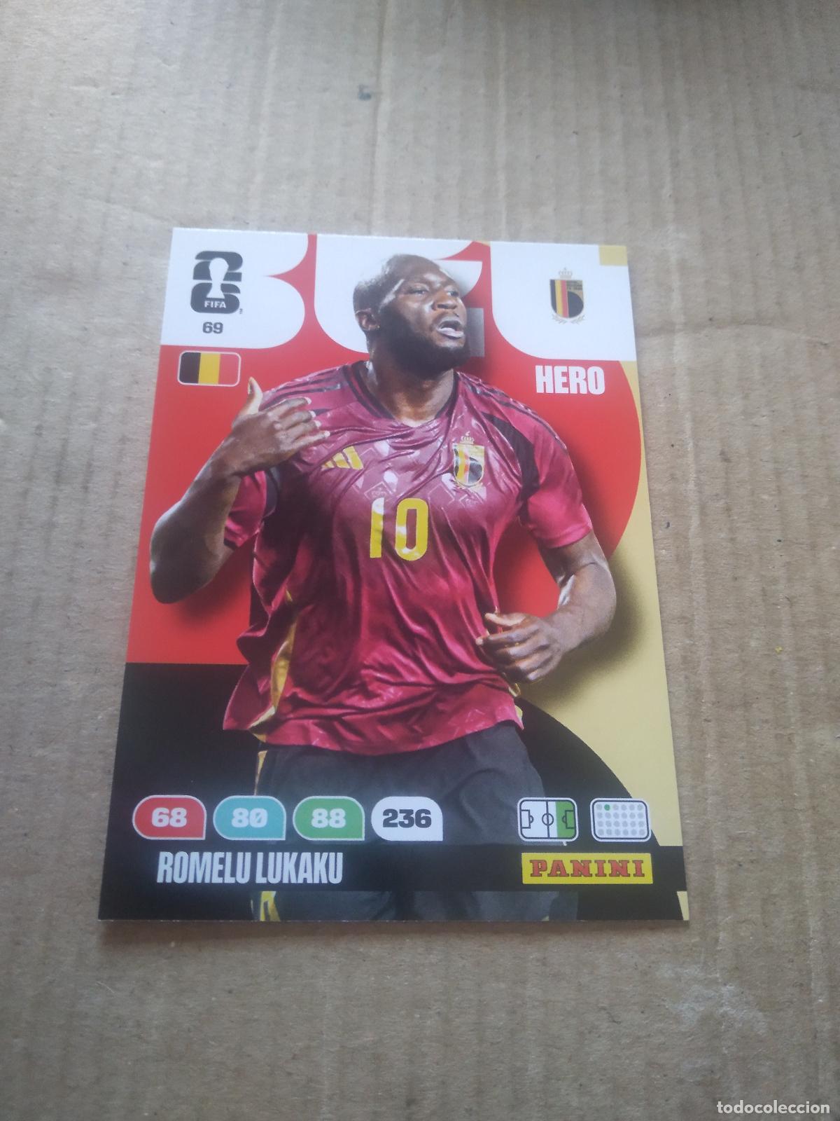 Cromos de F&uacute;tbol: 69 LUKAKU BELGICA CROMO FUTBOL PANINI ADRENALYN MUNDIAL 2026 WORLD CUP