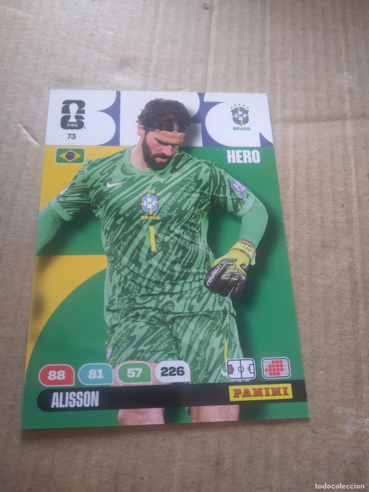 Cromos de F&uacute;tbol: 73 ALISSON BRASIL CROMO FUTBOL PANINI ADRENALYN MUNDIAL 2026 WORLD CUP