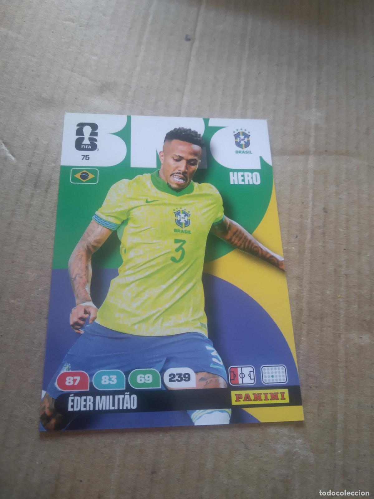 Cromos de F&uacute;tbol: 75 MILITAO BRASIL CROMO FUTBOL PANINI ADRENALYN MUNDIAL 2026 WORLD CUP
