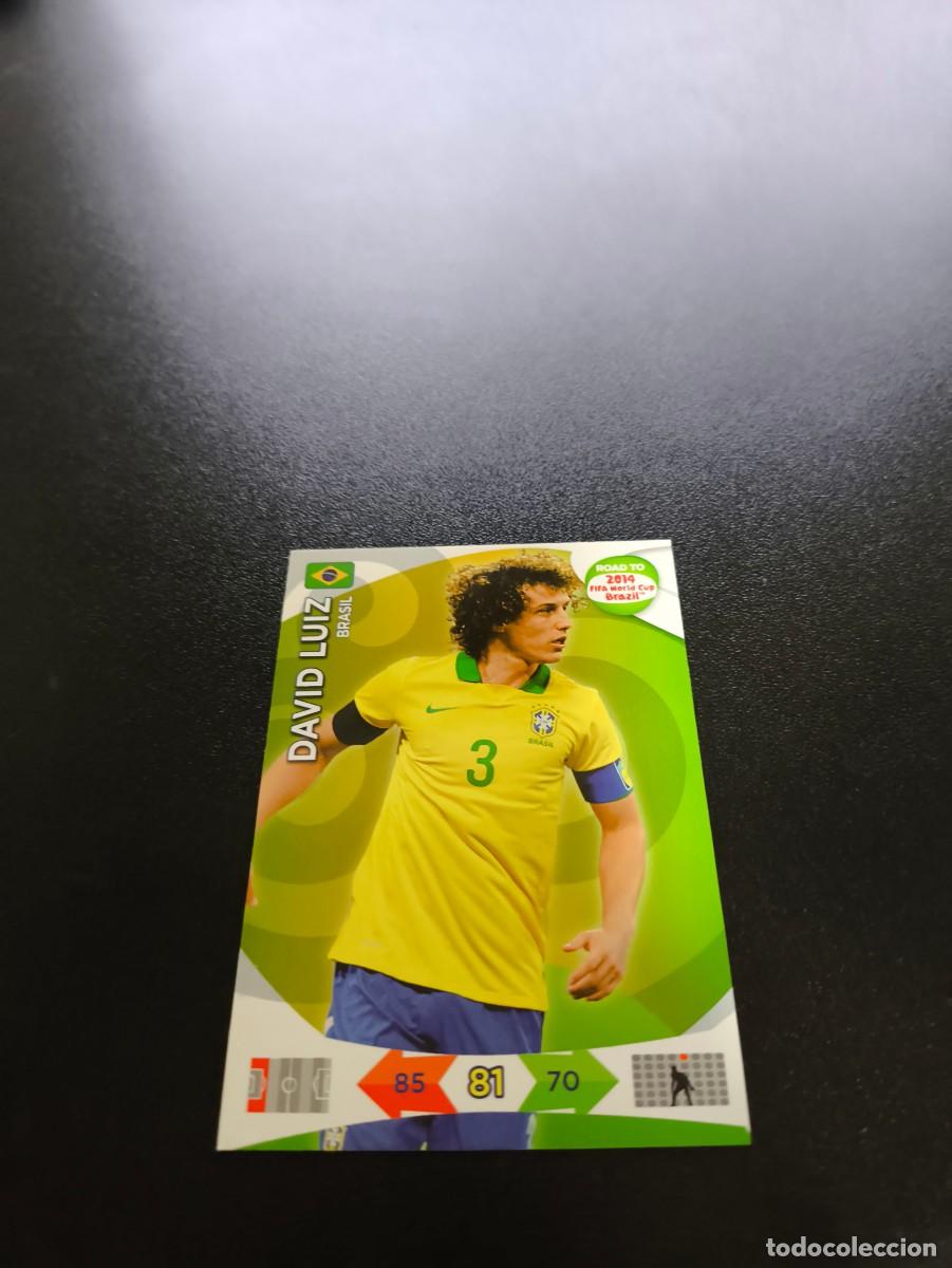 Cromos de F&uacute;tbol: David Luiz BRASIL BRAZIL PANINI ADRENALYN ROAD TO WORLD CUP MUNDIAL BRASIL 2014 N LIGA ESTE