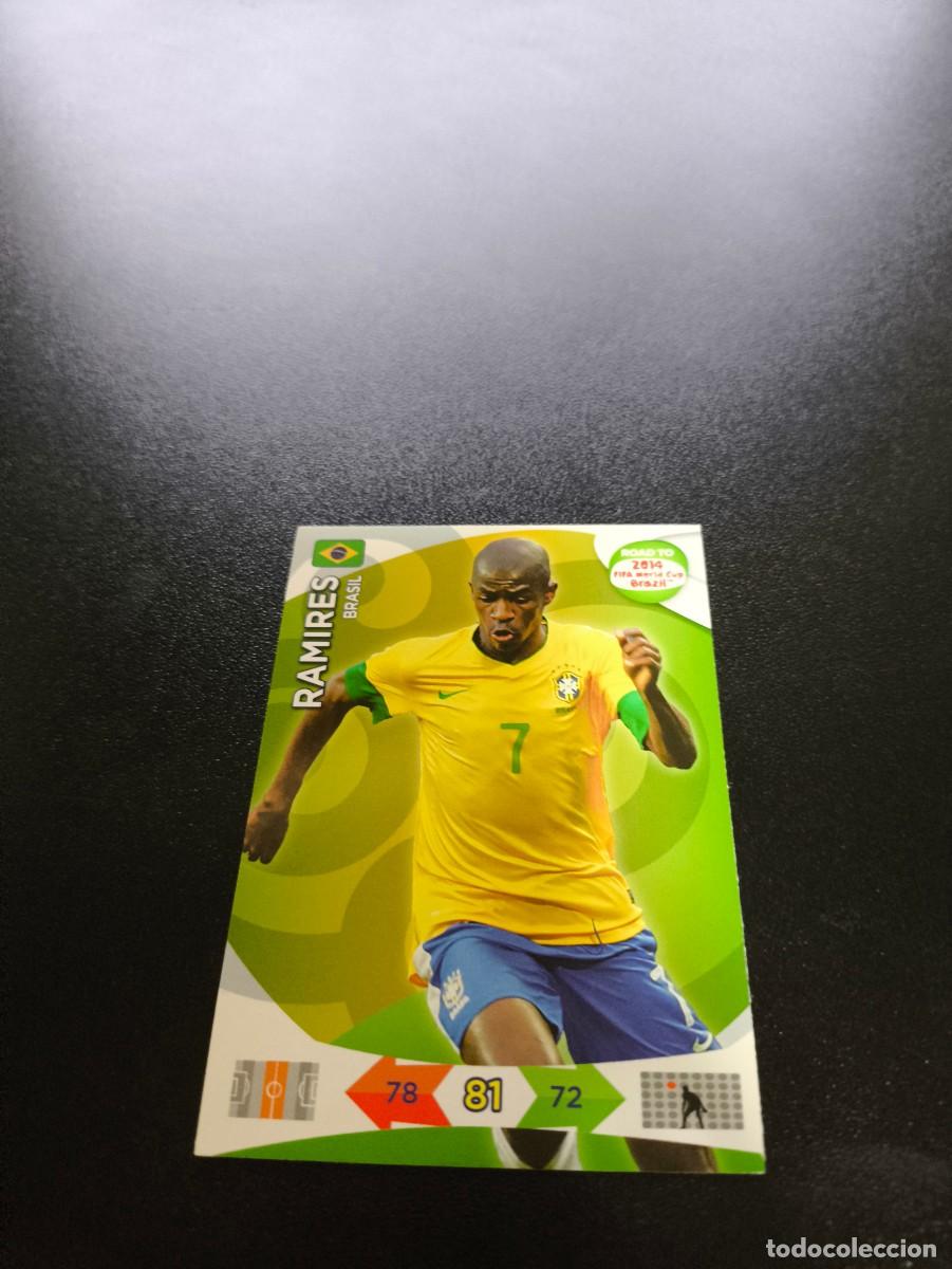 Cartes &agrave; collectionner de Football: Ramires BRAZIL BRASIL PANINI ADRENALYN ROAD TO WORLD CUP MUNDIAL BRASIL 2014 N LIGA ESTE