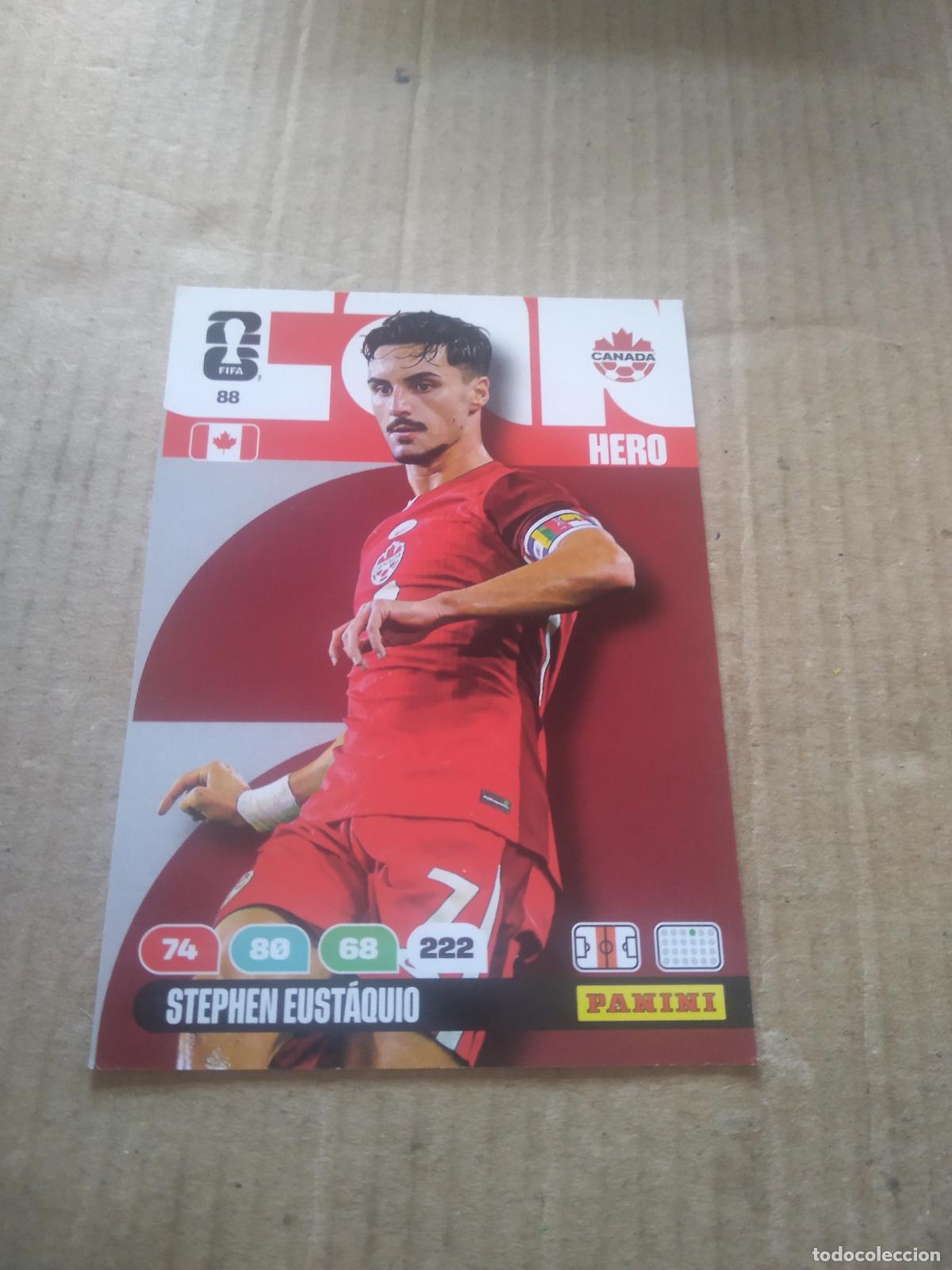 Cartes &agrave; collectionner de Football: 88 STEPHEN EUSTAQUIO CANADA CROMO FUTBOL PANINI ADRENALYN MUNDIAL 2026 WORLD CUP