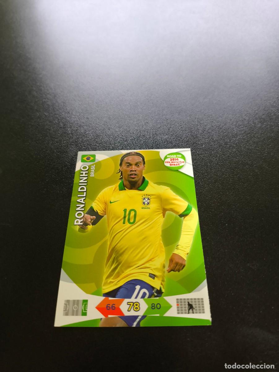 Cartes &agrave; collectionner de Football: Ronaldinho BARCELONA BRASIL PANINI ADRENALYN ROAD TO WORLD CUP MUNDIAL BRASIL 2014 N LIGA ESTE