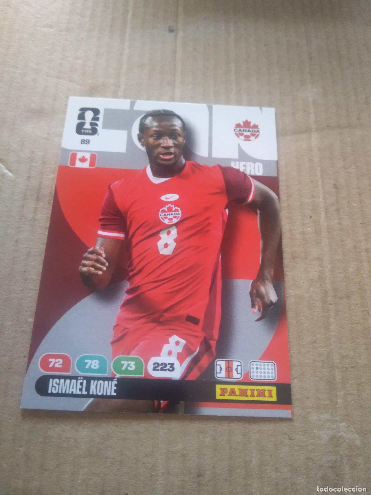Cartes &agrave; collectionner de Football: 89 ISMAEL KONE CANADA CROMO FUTBOL PANINI ADRENALYN MUNDIAL 2026 WORLD CUP