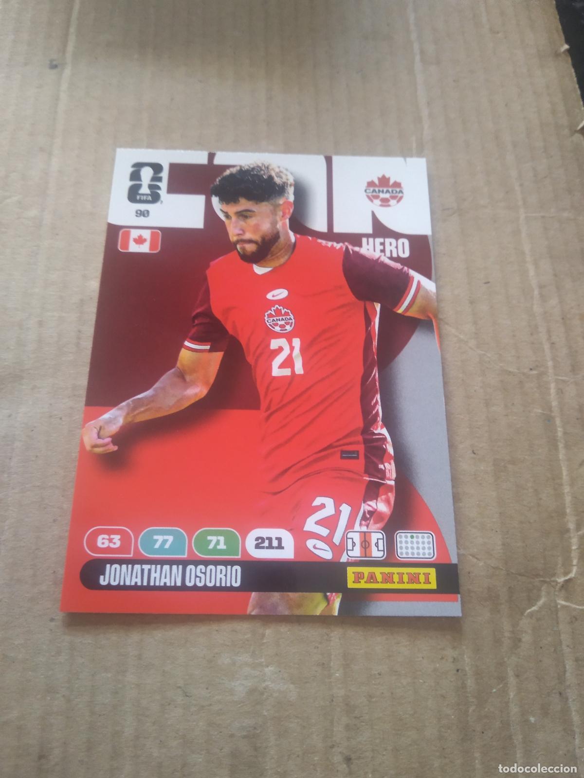 Cartes &agrave; collectionner de Football: 90 JONATHAN OSORIO CANADA CROMO FUTBOL PANINI ADRENALYN MUNDIAL 2026 WORLD CUP