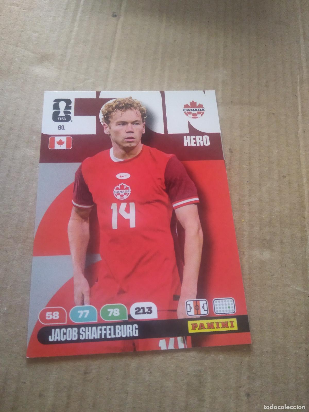 Cartes &agrave; collectionner de Football: 91 JACOB SHAFFELBURG CANADA CROMO FUTBOL PANINI ADRENALYN MUNDIAL 2026 WORLD CUP